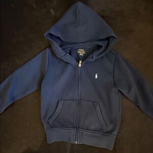 Polo by Ralph Lauren Kids Dark Blue Zip-Up Hoodie